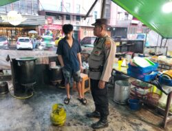 Polsek Siantar Selatan Cek TKP Tabung Gas Bocor