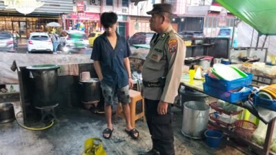 Polsek Siantar Selatan Cek TKP Tabung Gas Bocor