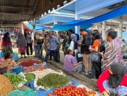 Sat Reskrim Polres Simalungun Sidak Pasar Jelang Natal, Pastikan Harga Sembako Stabil dan Stok Aman
