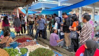 Sat Reskrim Polres Simalungun Sidak Pasar Jelang Natal, Pastikan Harga Sembako Stabil dan Stok Aman