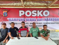 Polres Pematang Siantar Tempatkan Personil di Pos Kampung Bebas dari Narkoba Gang Pulo Kumba