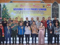 Kapolres Samosir Ajak Doakan Korban Bencana dalam Perayaan Natal 2025