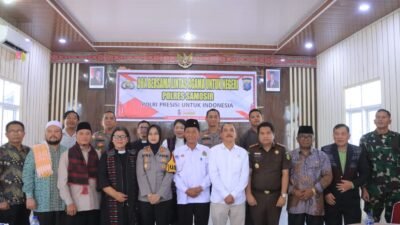 Menyambut Tahun Baru 2026, Polres Samosir Gelar Doa Bersama Lintas Agama