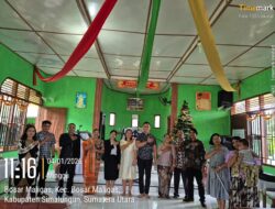 Kapolsek Bosar Maligas Beribadah Bersama Jemaat, Jalin Kedekatan Polri dengan Masyarakat