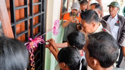 Bupati Humbang Hasundutan Resmikan UPT SMP Negeri 043 Siborboron