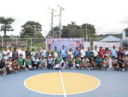 Tambah Daya Tarik WFC, Bupati Samosir Resmikan Lapangan Basket Tepi Danau Toba