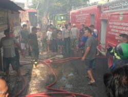 Diduga Hubungan Arus Pendek Listrik, Polseķ Sianțar Martoba Cek Kebakaran Rumah