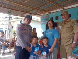 Bhabinkamtibmas Polsek Siantar Marihat Hadiri Posyandu