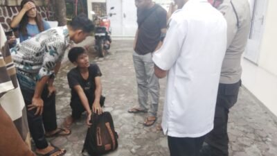 Polsek Siantar Barat Amankan Terduga Pelaku Pencurian Meteran Air di Gang Surga