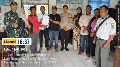 Polsek Siantar Martoba Selesaikan Keluhan Warga Dengan Problem Solving