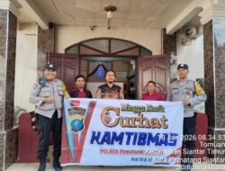 Polsek Siantar Timur Gelar Minggu Kasih Curhat Kamtibmas di Gereja HKBP Tomuan