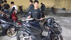 Timsus Dayok Mirah Polres Pematang Siantar Amankan Empat Sepedamotor Knalpot Brong