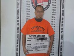 Polres Pematang Siantar Amankan DS Dipinggir Jalan Miliki 11 Paket Sabu