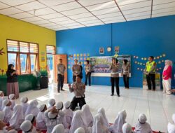 Polisi Sahabat Anak, Sat Lantas Polres Pematangsiantar Sosialisasi Rambu Rambu Lalu Lintas