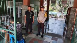 Bhabinkamtibmas Polsek Siantar Barat Patroli di Objek Vital