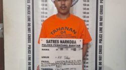 Satuan Reserse Narkoba Polres Pematang Siantar Amankan Sabu 1,26 Gram