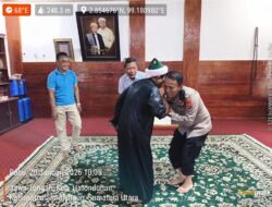 Kapolsek Tanah Jawa Silaturahmi dengan Tuan Guru Batak, Koordinasi Pengamanan Groundbreaking Rumah Tahfiz Quran
