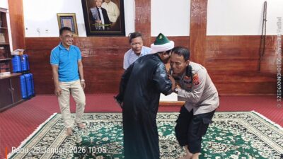Kapolsek Tanah Jawa Silaturahmi dengan Tuan Guru Batak, Koordinasi Pengamanan Groundbreaking Rumah Tahfiz Quran