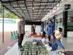 Dukung Program Pemerintahan, Bhabinkamtibmas Polsek Siantar Barat Monitirong Distribusi MBG