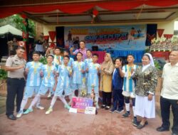 Kapolsek Siantar Marihat Hadiri Penutupan SMK BT CUP II