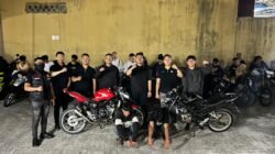 Timsus Dayok Mirah Polres Pematangsiantar Amankan 19 Sepedamotor Knalpot Brong