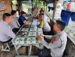 Ngopi Bareng Bersama Masyarakat, Sat Binmas Polres Pematangsiantar Sambang Kamtibmas