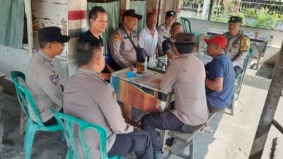 Sat Binmas Polres Pematangsianțar Patroli Sambang Kamtibmas dan Silahturahmi kepada Komunitas Catur