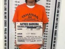 Pemilik Ganja 85.20 Gram Berhasil Diamankan Polres Pematangsiantar Saat Mengendarai Sepeda Motor