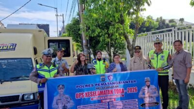 Sat Lantas Polres Pematang Siantar Gelar Razia Gabungan Kepatuhan PKB Tahun 2026