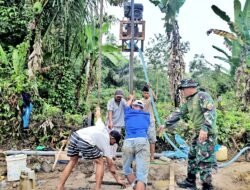 Tembus 62 Meter, Satgas TMMD Ke-127 Kodim 0207/Simalungun dan Warga Berpacu Hadirkan Air Bersih di Dame Raya