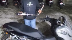 Timsus Dayok Mirah Polres Pematangsiantar Amankan Lima Sepedamotor Knalpot Brong