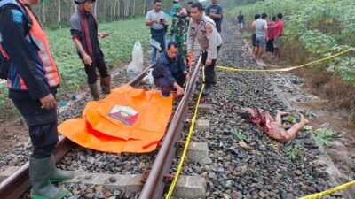 Reaksi Cepat Polres Simalungun Tangani Warga Tertabrak Kereta Api di Jalur Rel Dolok Merangir