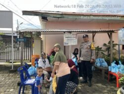 Bhabinkamtibmas Polsek Siantar Barat Monitoring Distribusi MBG