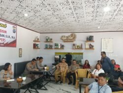 Puluhan Insan Pers Hadiri Silaturahmi Kapolres Samosir di Pangururan