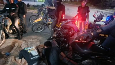 Timsus Dayok Mirah Polres Pematang siantar Amankan 3 Sepeda motor Knalpot Brong