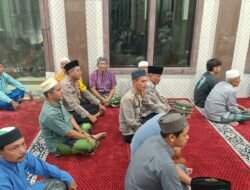 Wakapolsek Siantar Utara Sholat Tarawih Berjamaah di Mesjid Al Ikhlas