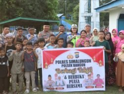 Wujud Kepedulian Polres Simalungun: Safari Ramadhan Bagi Takjil ke Karyawan Perkebunan