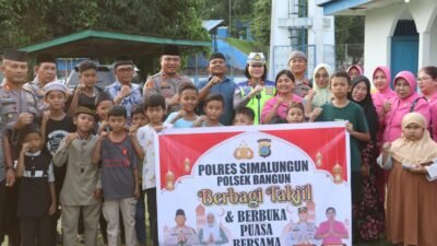 Wujud Kepedulian Polres Simalungun: Safari Ramadhan Bagi Takjil ke Karyawan Perkebunan