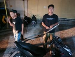 Patroli Subuh, Tim Dayok Mirah Polres Pematang siantar, Amankan Sepeda motor Knalpot Brong