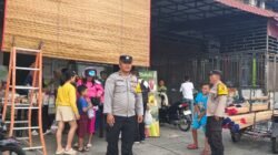 Berikan Kenyamanan, Polsek Siantar Marihat Patroli Lokasi Penjualan Takjil
