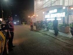 Sat Samapta Polres Pematang siantar Tingkatkan Patroli Sholat Taraweh di Mesjid Selama Ramadhan 1447 H
