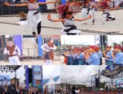 Pelajar SMP Negeri 1 Pangururan Semarakkan HUT ke-22 Samosir dengan Atraksi Budaya Penuh Makna.