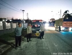 Polsek Siantar Martoba Laksanakan Patroli Asmara Subuh