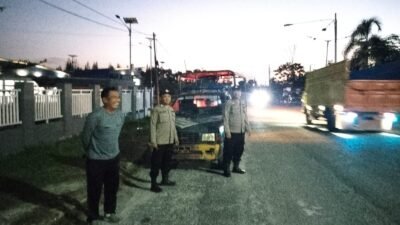 Polsek Siantar Martoba Laksanakan Patroli Asmara Subuh