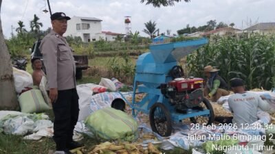 Dukung Ketapang, Bhabinkamtibmas Polsek Siantar Barat Sambangi Warga di Kampung Matio
