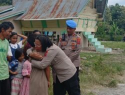Kapolres Samosir Janji Sekolahkan Anak PHL hingga Tamat SMA, Serahkan Bantuan Sosial Penuh Kepedulian