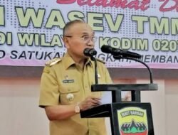 Bupati Simalungun Bersama Forkopimda Sambut Kunker Tim Wasev TMMD Ke-127 Tahun 2026 di Wilayah Kodim 0207/Sml