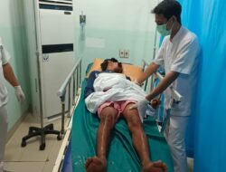 Polres Pematang Siantar Cek TKP Laka Lantas di jalan Rakutta Sembiring