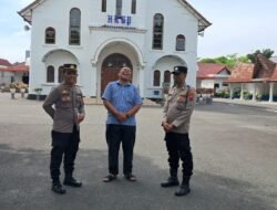 Sat Binmas Polres Pematang Siantar Sambang Kamtibas dan Silaturahmi kepada Tokoh Agama Kristen