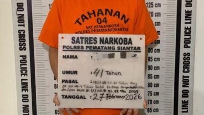 Polres Pematang Siantar Ringkus Pemilik 4 Paket Sabu